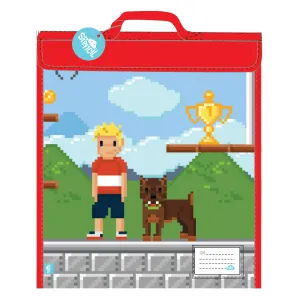 Spencil Homework Bag 37 x 45 cm Pixel