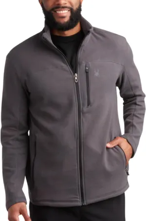 Spyder Mens Jacket - Polar Fleece Insulated Suede Light Jackets for Men - Lightweight Athletic Zip Up Jacket (Sizes: S-XL)