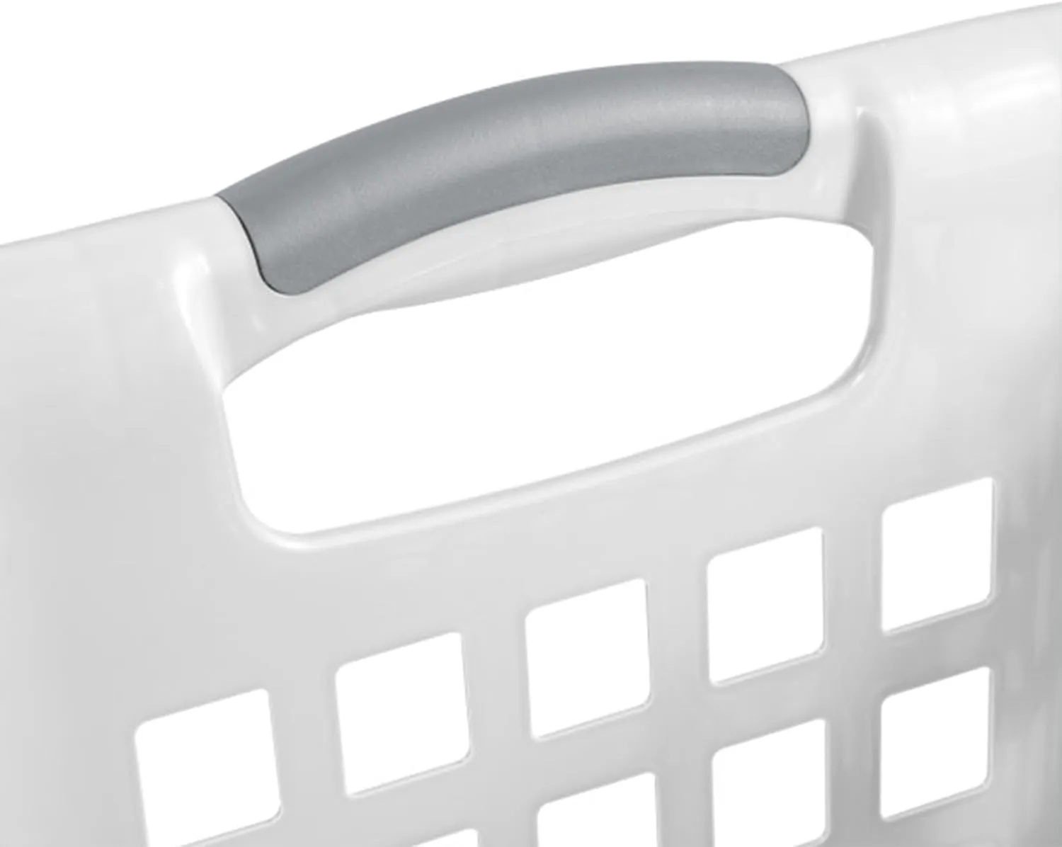 Sterilite 6 Pack Plastic Laundry Basket Clothes Hamper, 2 Bushel, Ultra, White