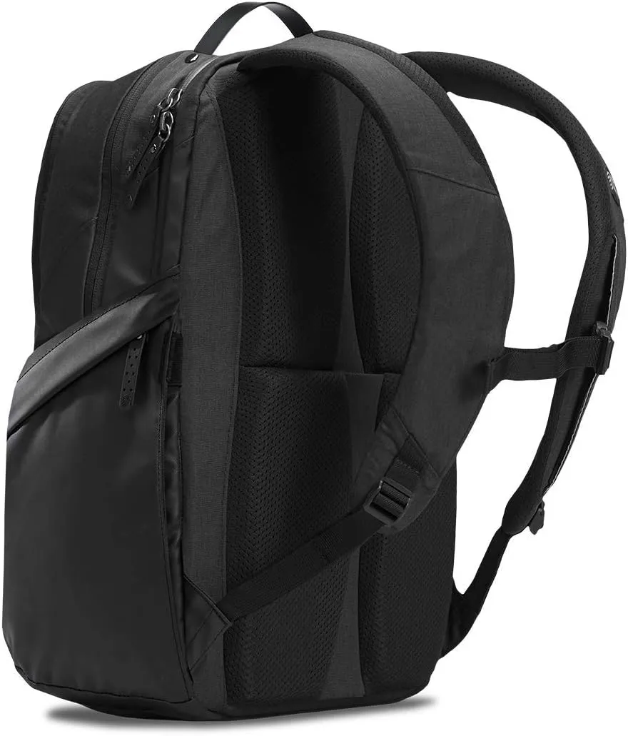 STM Myth 28L Backpack - Durable, Stylish, and Laptop Backpack for Men and Women with Pockets - Fits 15" Laptop and 16" MacBook Pro with Laptop Protection - Black (stm-117-187P-05)