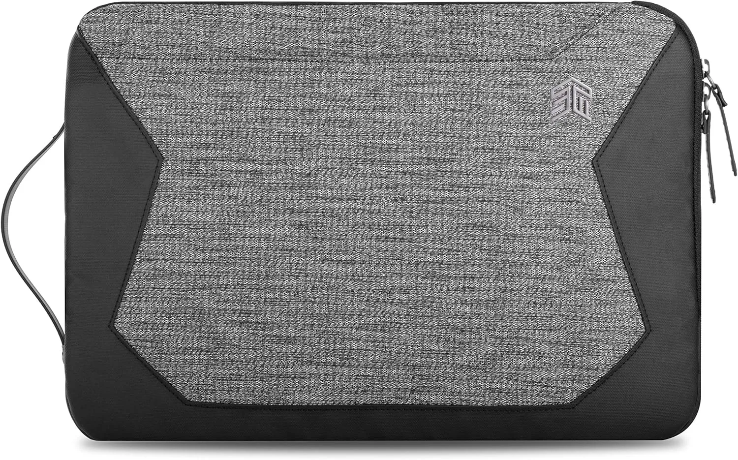 STM Myth Fleece-Lined Laptop Sleeve with Removable Strap 15" - Granite Black (stm-114-184P-01)