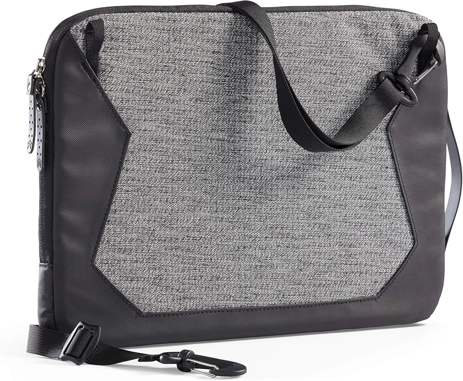 STM Myth Fleece-Lined Laptop Sleeve with Removable Strap 15" - Granite Black (stm-114-184P-01)