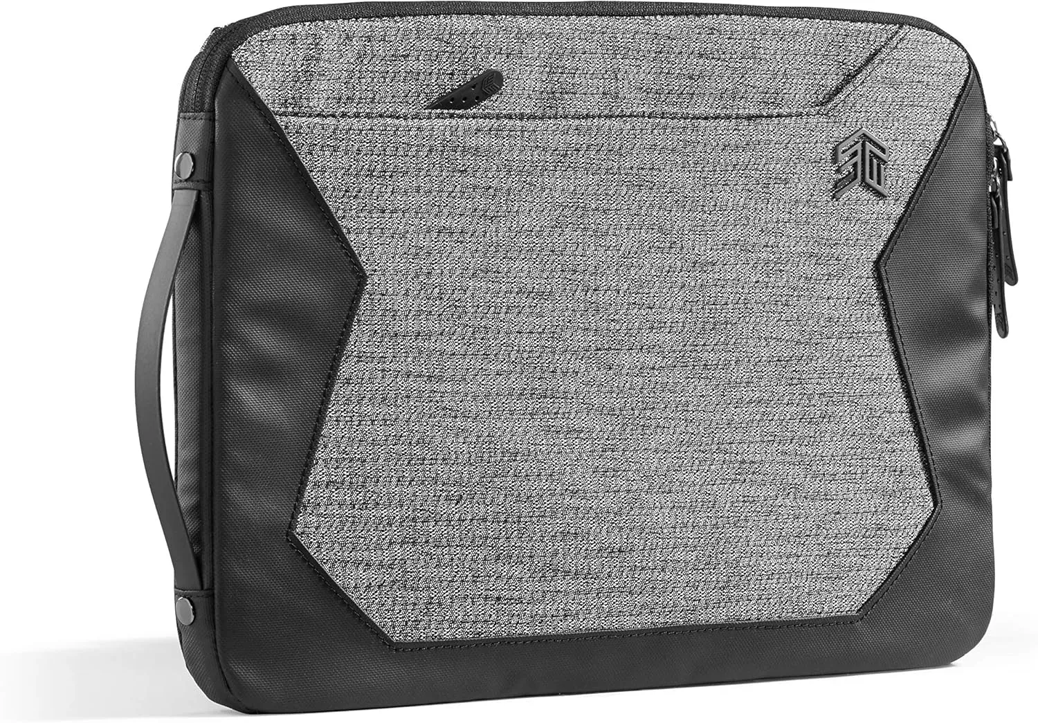 STM Myth Fleece-Lined Laptop Sleeve with Removable Strap 15" - Granite Black (stm-114-184P-01)