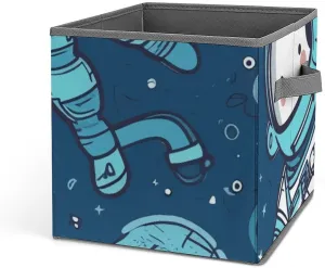 Storage Bins Storage Bags Soar Into Space Printed Storage Baskets Storage Containers for Bedding Clothes Stuffed Toys
