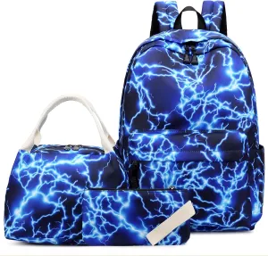 Sugaroom School Backpack for Girls Boys Backpack with Lunch Box Teen Kids Backpack School Bags Middle-School Elementary Bookbags