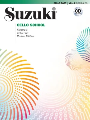 Suzuki Cello School Cello Part & CD, Volume 2 (Revised Edition) (Suzuki Cello School, Vol 2) Paperback – February 1, 2014