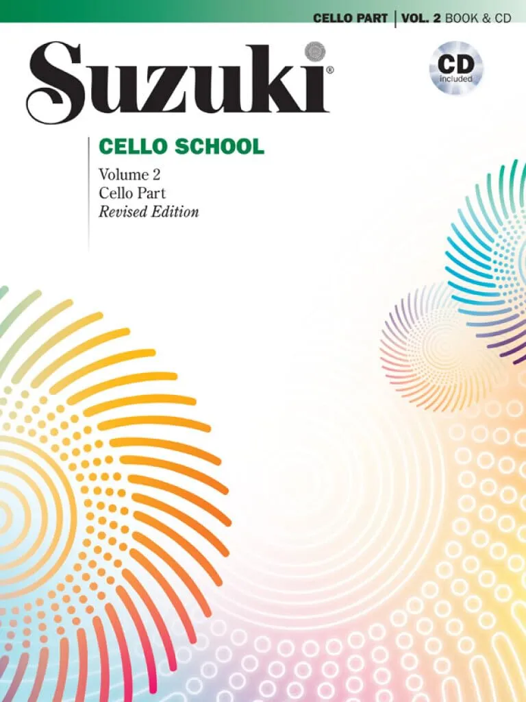 Suzuki Cello School Cello Part & CD, Volume 2 (Revised Edition) (Suzuki Cello School, Vol 2) Paperback – February 1, 2014