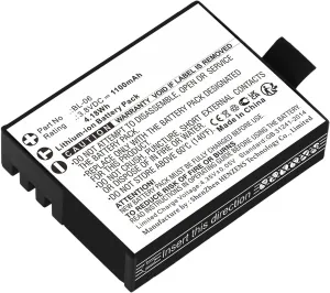 Synergy Digital Camera Battery, Compatible with EZVIZ BL-06 Digital Camera, (Li-ion, 3.8V, 1100mAh) Ultra High Capacity, Replacement for EZVIZ BL-06 Battery