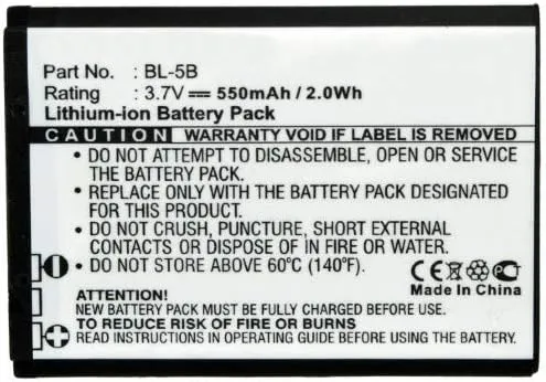 Synergy Digital Camera Battery, Compatible with Minox DCC 5.1 Digital Camera, (Li-ion, 3.7, 550mAh) Ultra High Capacity, Replacement for iSpan BTA002 Battery