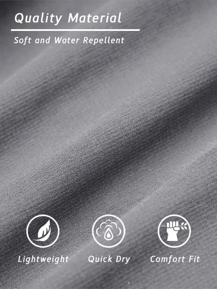 TACVASEN Men's Cargo Pants 5 Pockets Water Resistant Lightweight Quick Dry Ripstop Stretch Pants for Hiking Work Travel