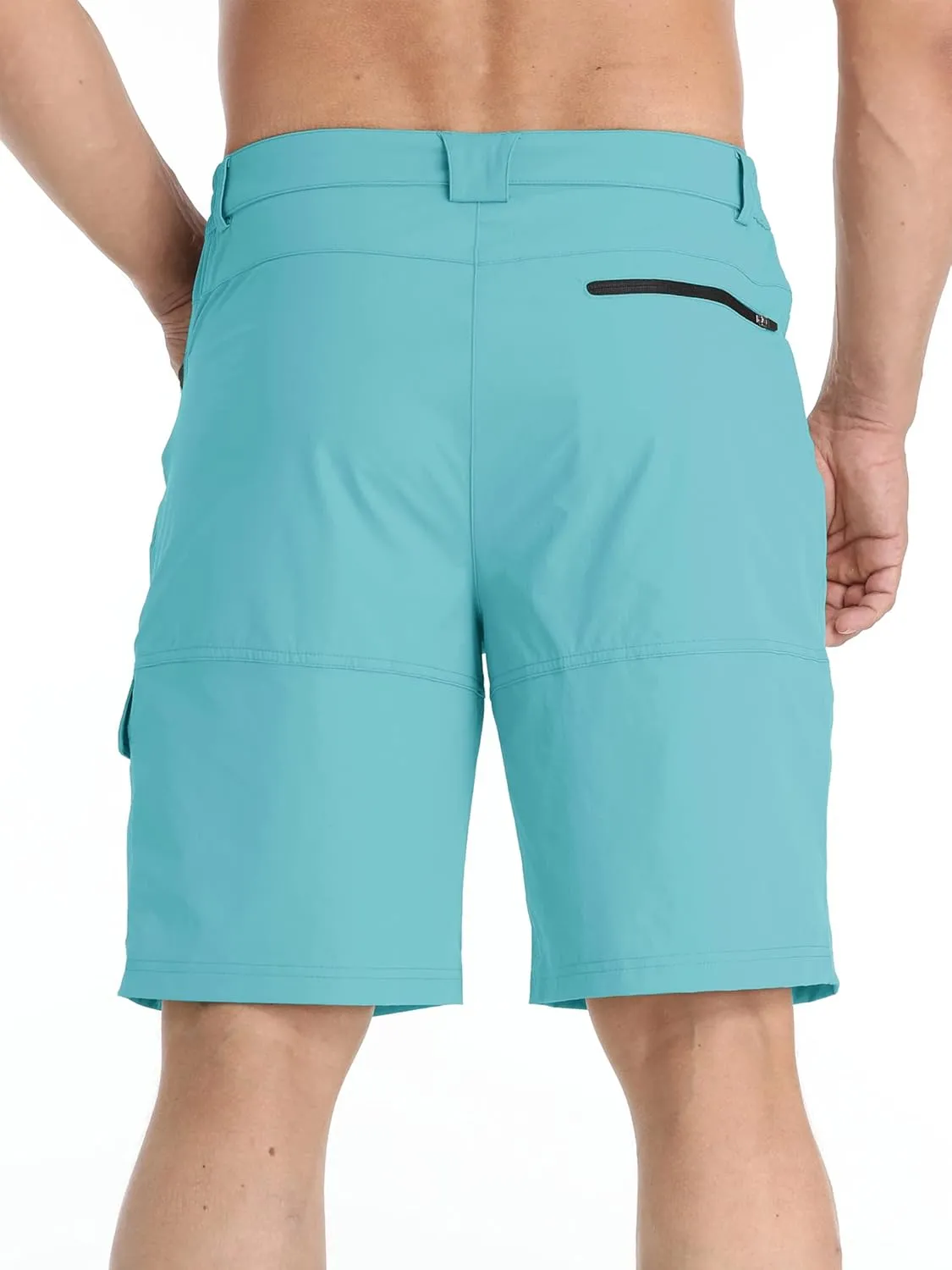 TACVASEN Men's Summer Outdoor Shorts Quick Dry Cargo Casual Work Hiking Shorts (NO Belt)