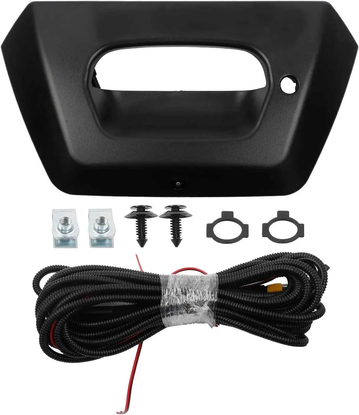 Tailgate Handle Bezel Trim Backup Camera Compatible with 2002-2006 Chevy Chevrolet Avalanche 1500 2500 Pickup Truck Replaces 15094722 GM1916104 GM1916105 93440179
