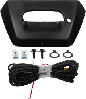 Tailgate Handle Bezel Trim Backup Camera Compatible with 2002-2006 Chevy Chevrolet Avalanche 1500 2500 Pickup Truck Replaces 15094722 GM1916104 GM1916105 93440179