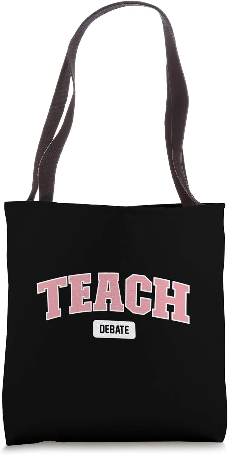 Teach Debate Tote Bag
