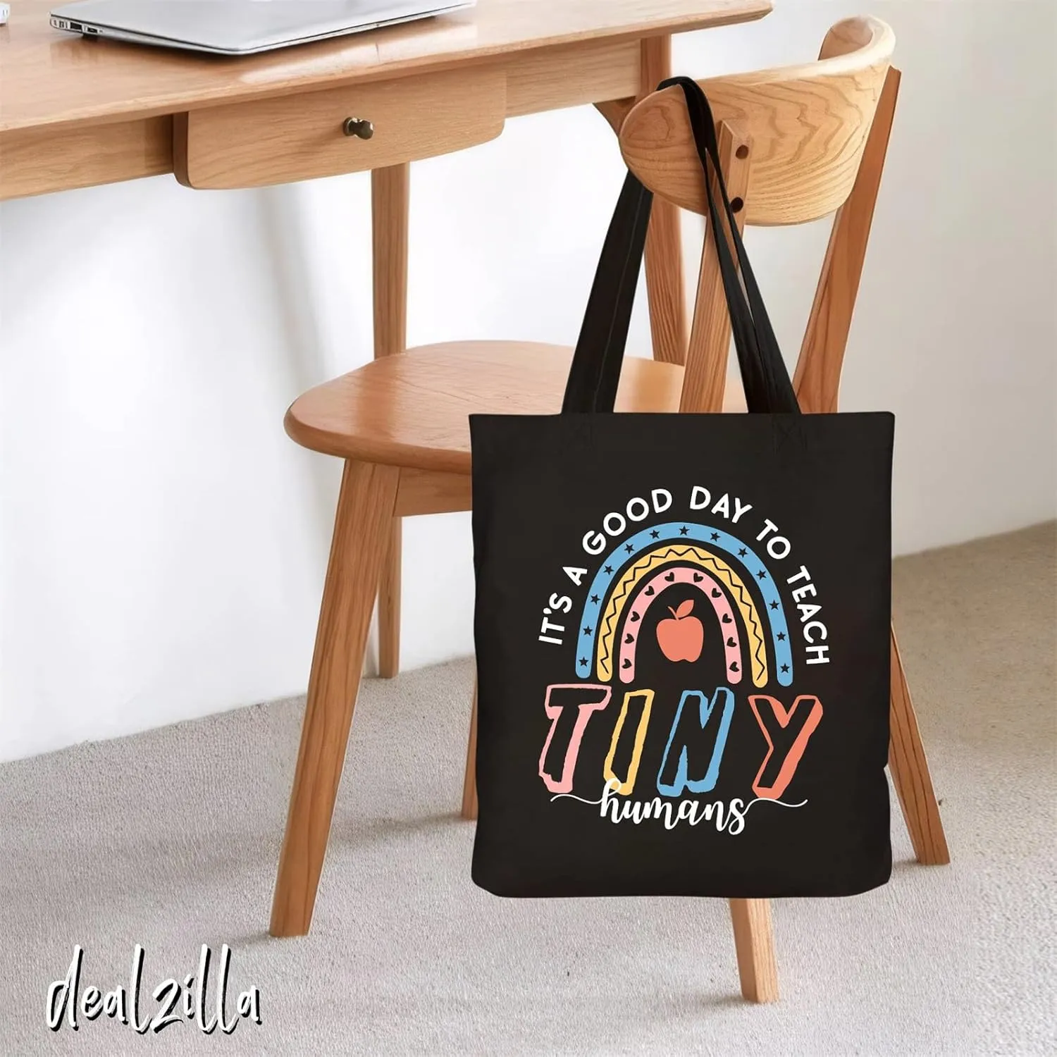 Teacher Canvas Bag Teacher Gifts for Women Christmas Appreciation Thank You Gifts Teacher Reusable Grocery Bag