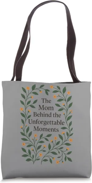 Teacher Nurse Mom Heartwarming Floral Mom Positive Sayings Tote Bag