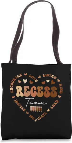 Teachers Students Monitor Recess Team Black History Month Tote Bag