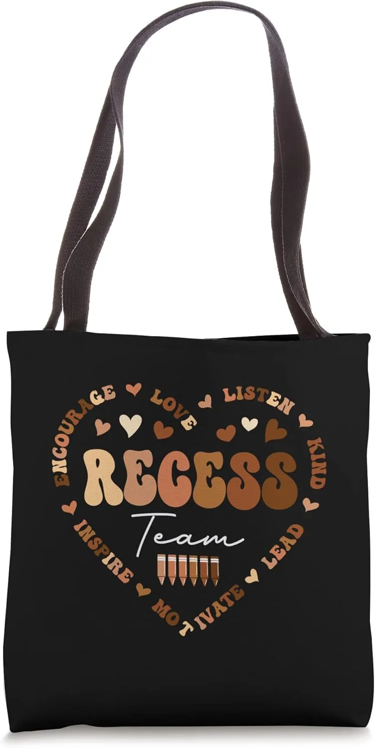 Teachers Students Monitor Recess Team Black History Month Tote Bag