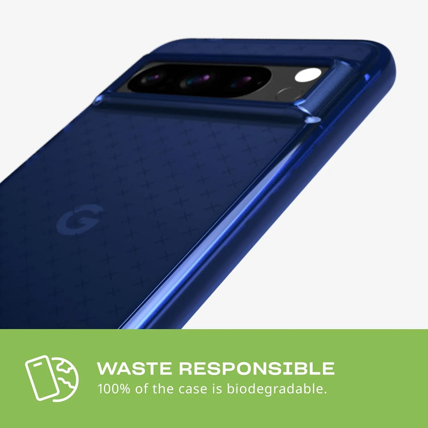 Tech21 Evo Check for Google Pixel 8 Pro - Impact Protection Case - Midnight Blue