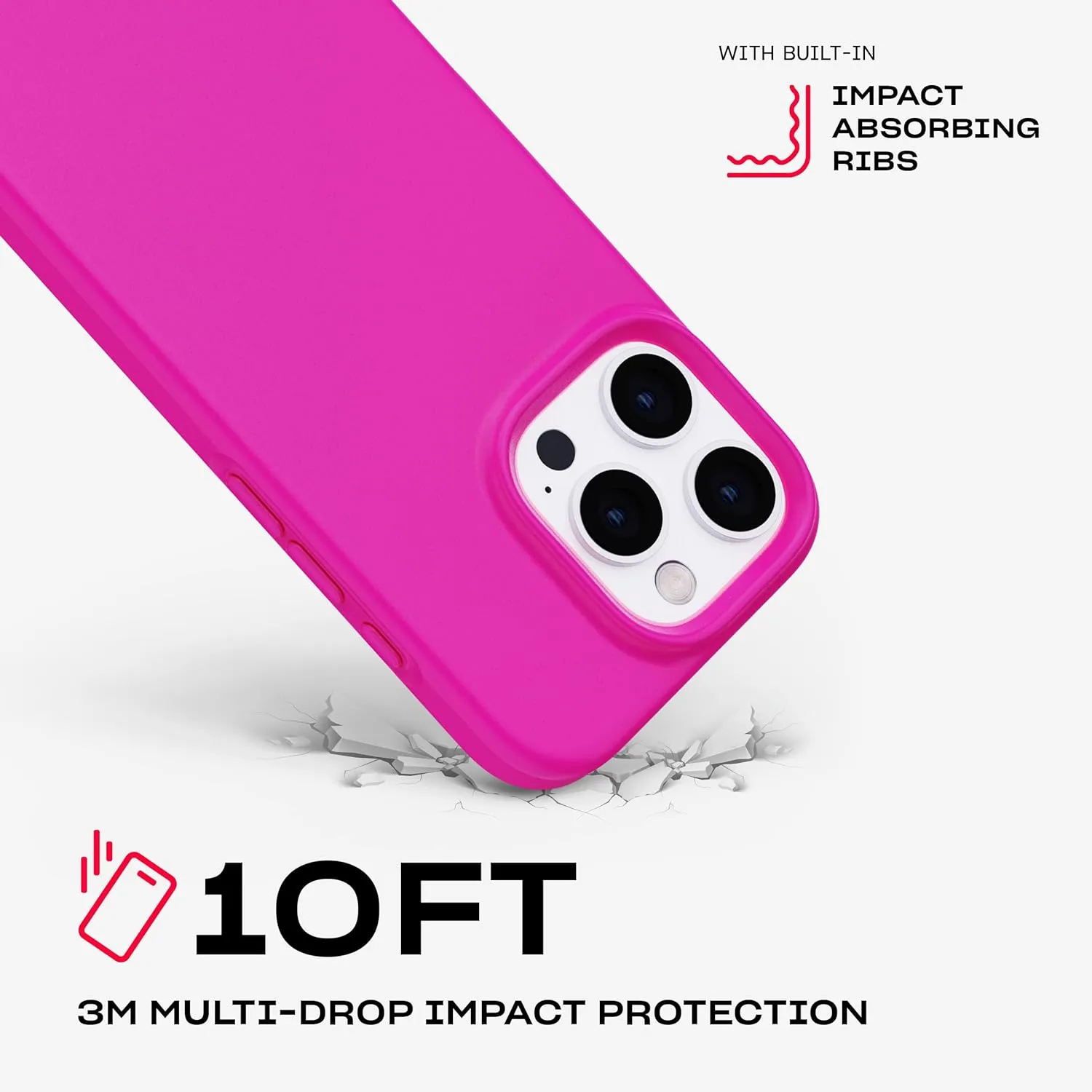 Tech21 EvoLite for iPhone 16 Pro Ultra Thin - Impact Protection Case - in Pink