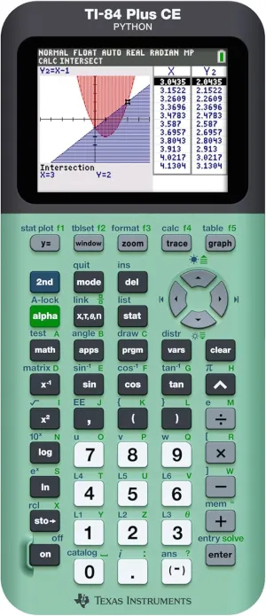 Texas Instruments TI-84 Plus CE Color Graphing Calculator, Mint Small
