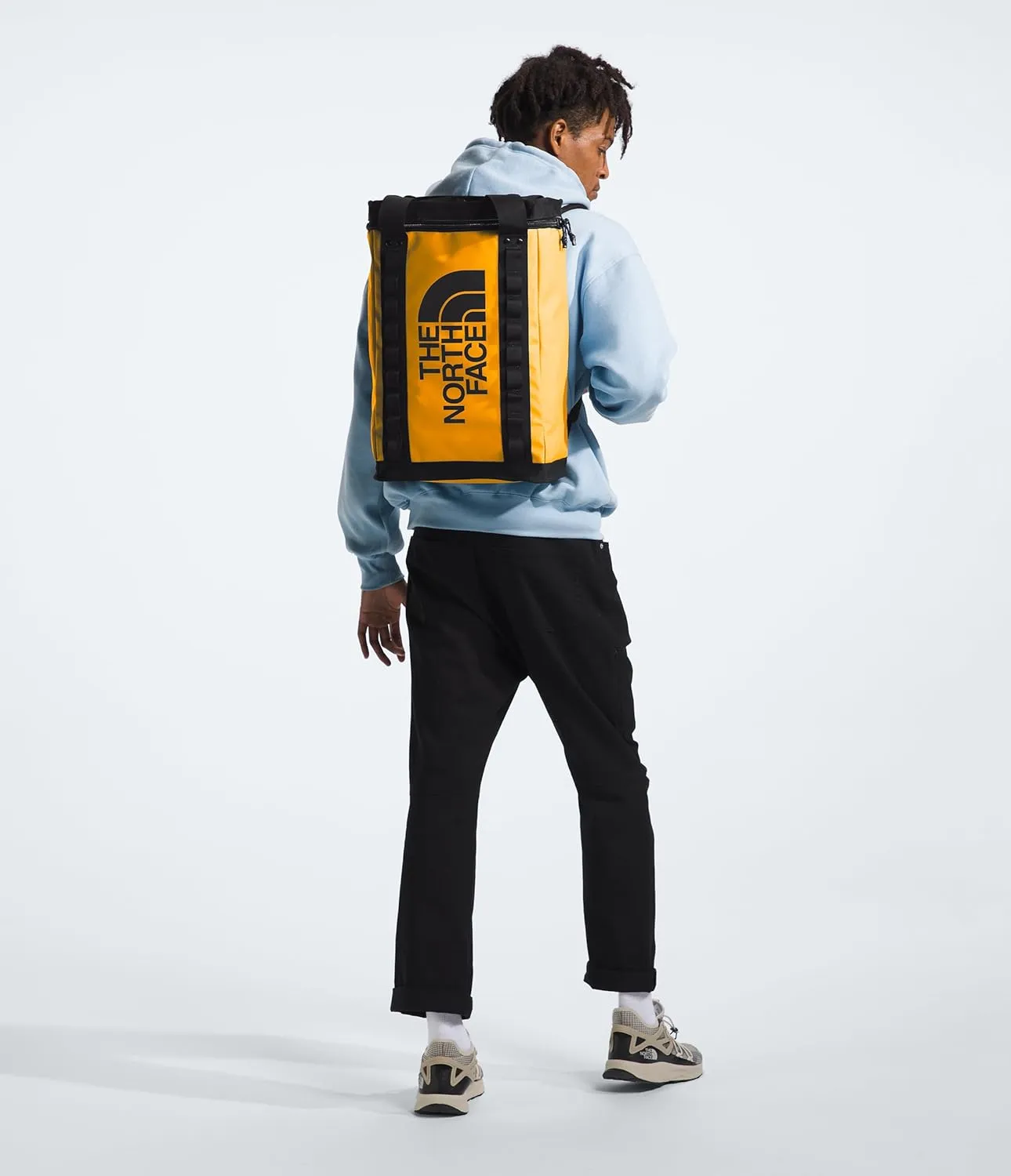 THE NORTH FACE Explore Fusebox Daypack-L - NPF, Summit Gold/TNF Black-NPF, One Size