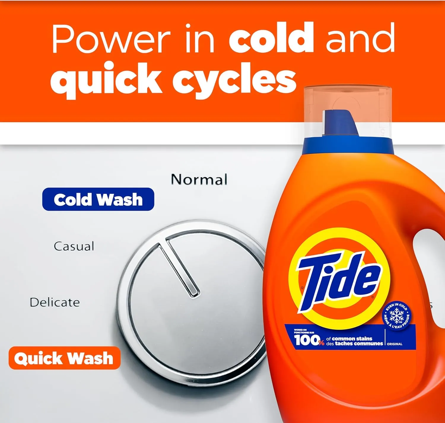Tide Liquid Laundry Detergent Soap, High Efficiency (HE), Original Scent, 64 Loads (Pack of 2)
