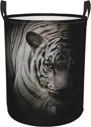 Tiger Laundry Hamper Cool Laundry Baskets Large Animal Hampers Toy Organizer Hamper Bag Dirty Clothes Storage Bin