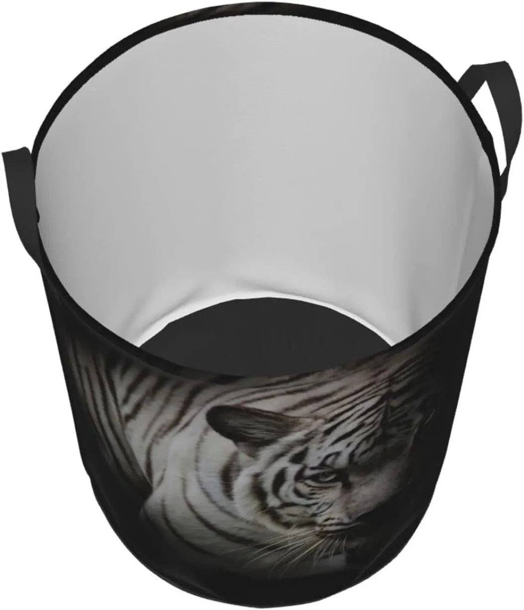 Tiger Laundry Hamper Cool Laundry Baskets Large Animal Hampers Toy Organizer Hamper Bag Dirty Clothes Storage Bin