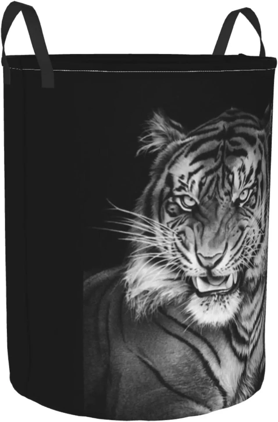 Tiger Laundry Hamper Cool Laundry Baskets Large Animal Hampers Toy Organizer Hamper Bag Dirty Clothes Storage Bin