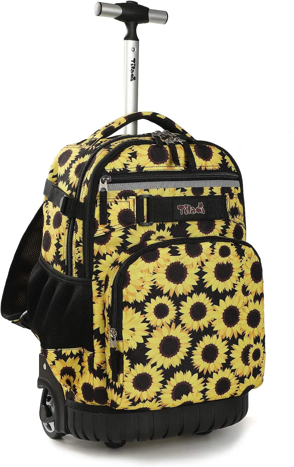 Tilami Rolling Backpack 18 inch Wheeled Backpack School College Student Travel Trip Boys and Girls