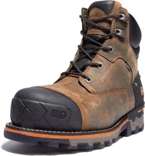 Timberland PRO Men's Boondock 6 Inch Composite Safety Toe Waterproof Industrial Work Boot, Brown, 11