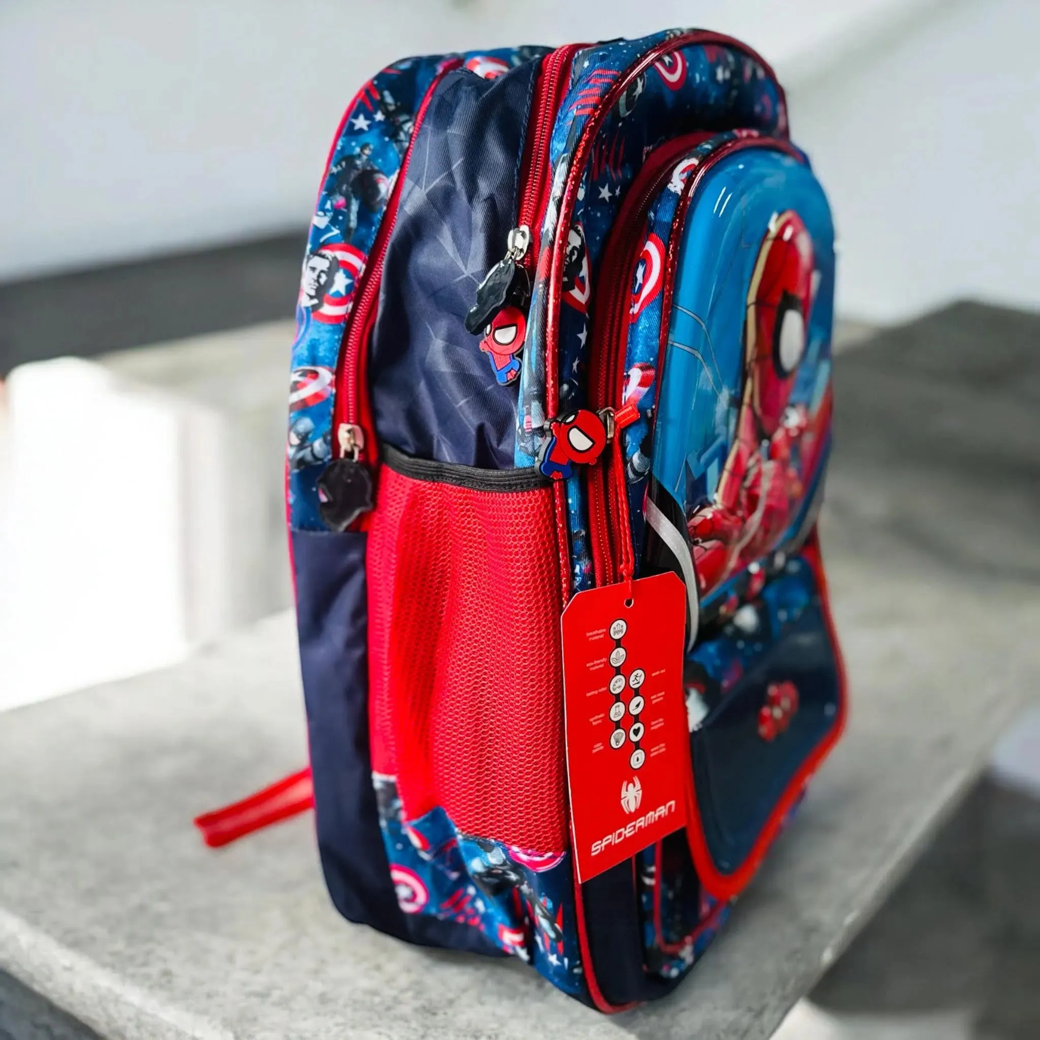 TLB Spiderman School Bag for Boys (18 Inches)
