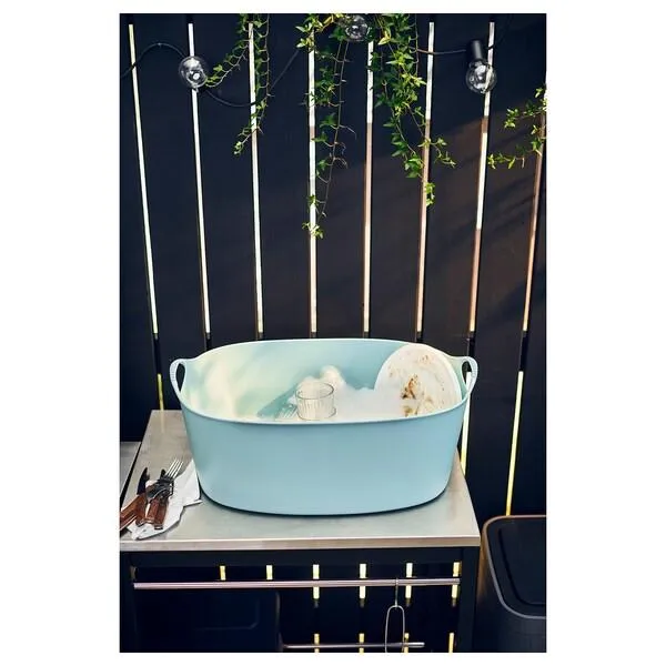 TORKIS Flexi laundry basket, in-/outdoor, blue 35 l, 30339226