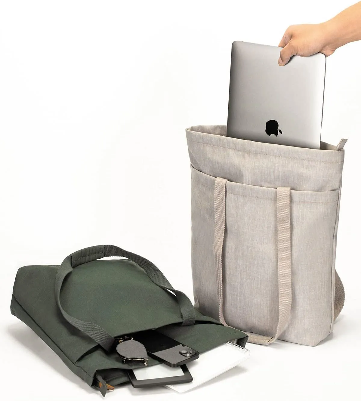 Tote Bag Backpack 2 in 1,Waterproof, holds 14" laptop
