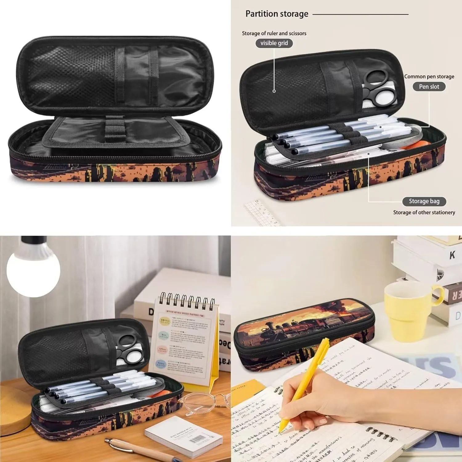 Train Backpack with Lunch Bag for Boys Teens 6th to 8th Grade Leakproof Backpack Lunch Bag for Boy Fashion Shoulder Bag Pencil Case for Secondary Schools