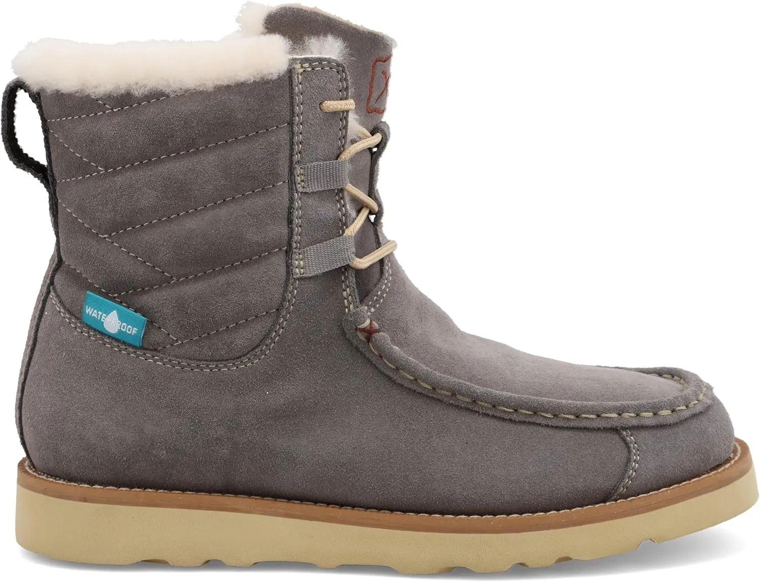 Twisted X Women's 6" Wedge Sole Boot, Moc Toe
