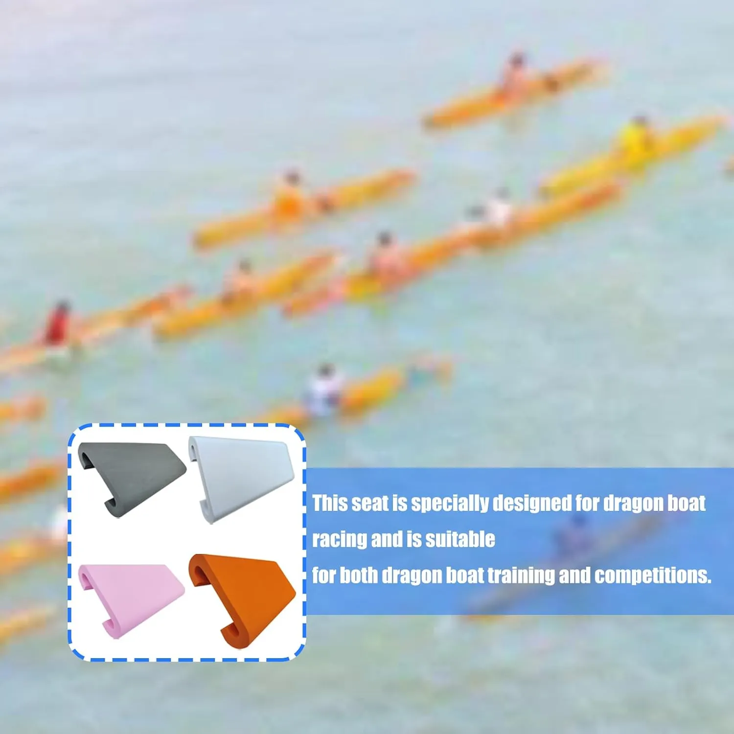 U Shape Comfortable Protective Flotation Cushions Dragon Boats Paddles Seat Pad Boats Seat Cushion For Kayaking Training