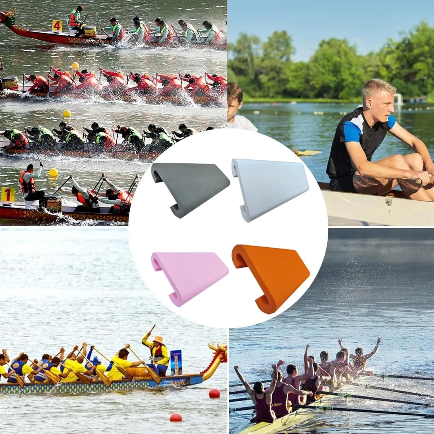 U Shape Comfortable Protective Flotation Cushions Dragon Boats Paddles Seat Pad Boats Seat Cushion For Kayaking Training