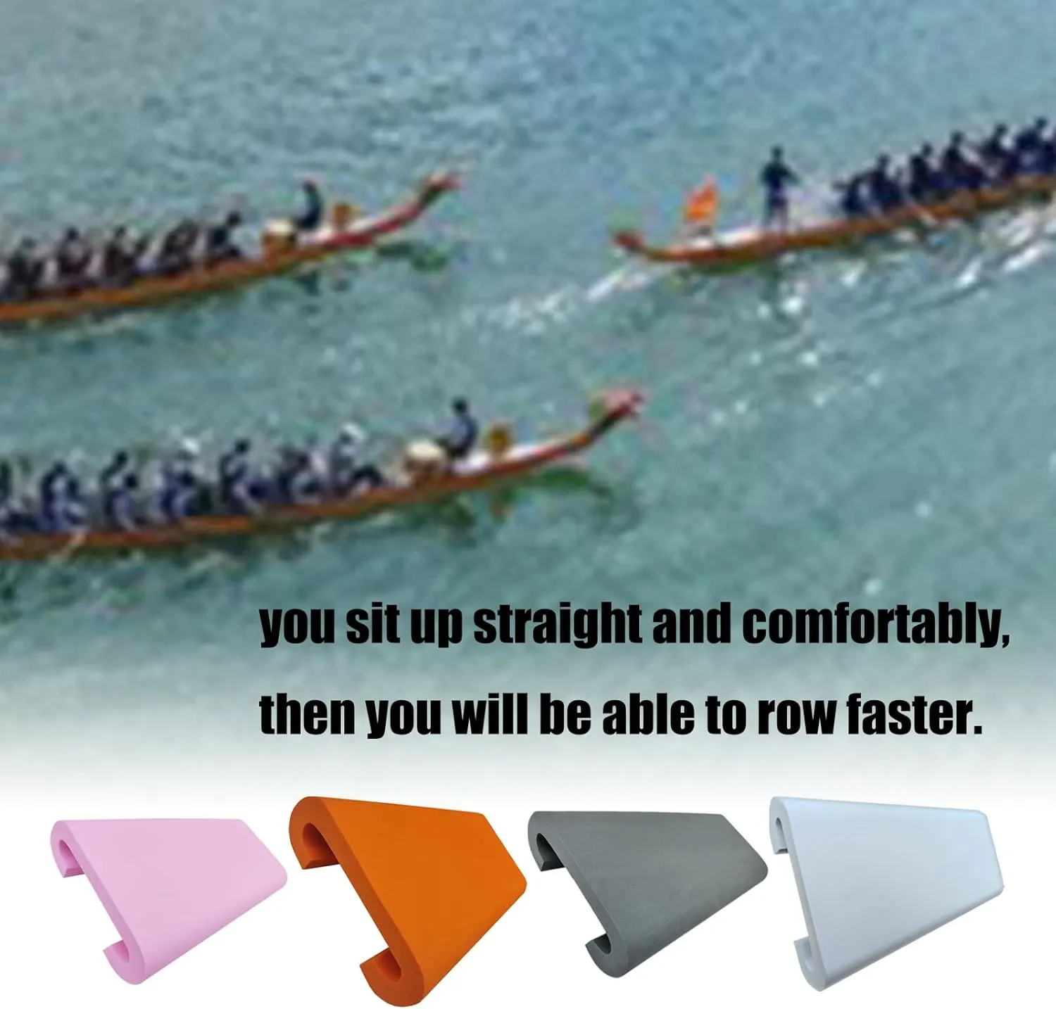 U Shape Comfortable Protective Flotation Cushions Dragon Boats Paddles Seat Pad Boats Seat Cushion For Kayaking Training