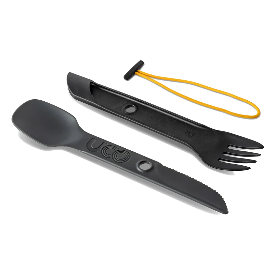 UCO Gear Switch Spork Utensil Set w/ Tether