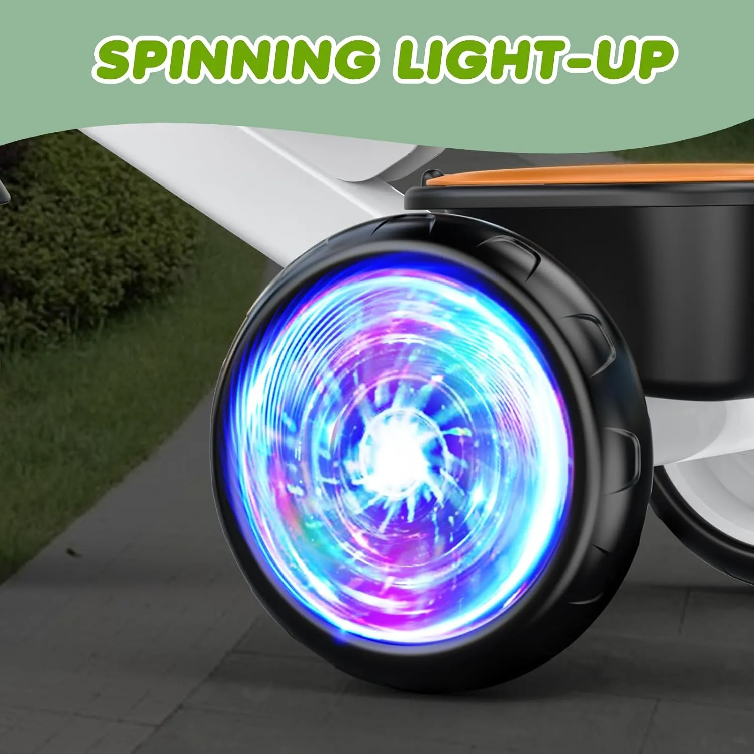 Umatoll Tricycle for Toddlers 2-5 Year Old, Ajustable Toddler Bike Outdoor Toys, Birthday Gift for Boy Girl Age 2-4, Trike with Light up Wheels