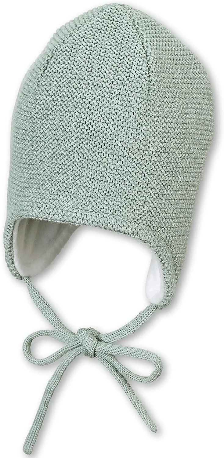Unisex Kids Knitted Fleece Beanie Hat