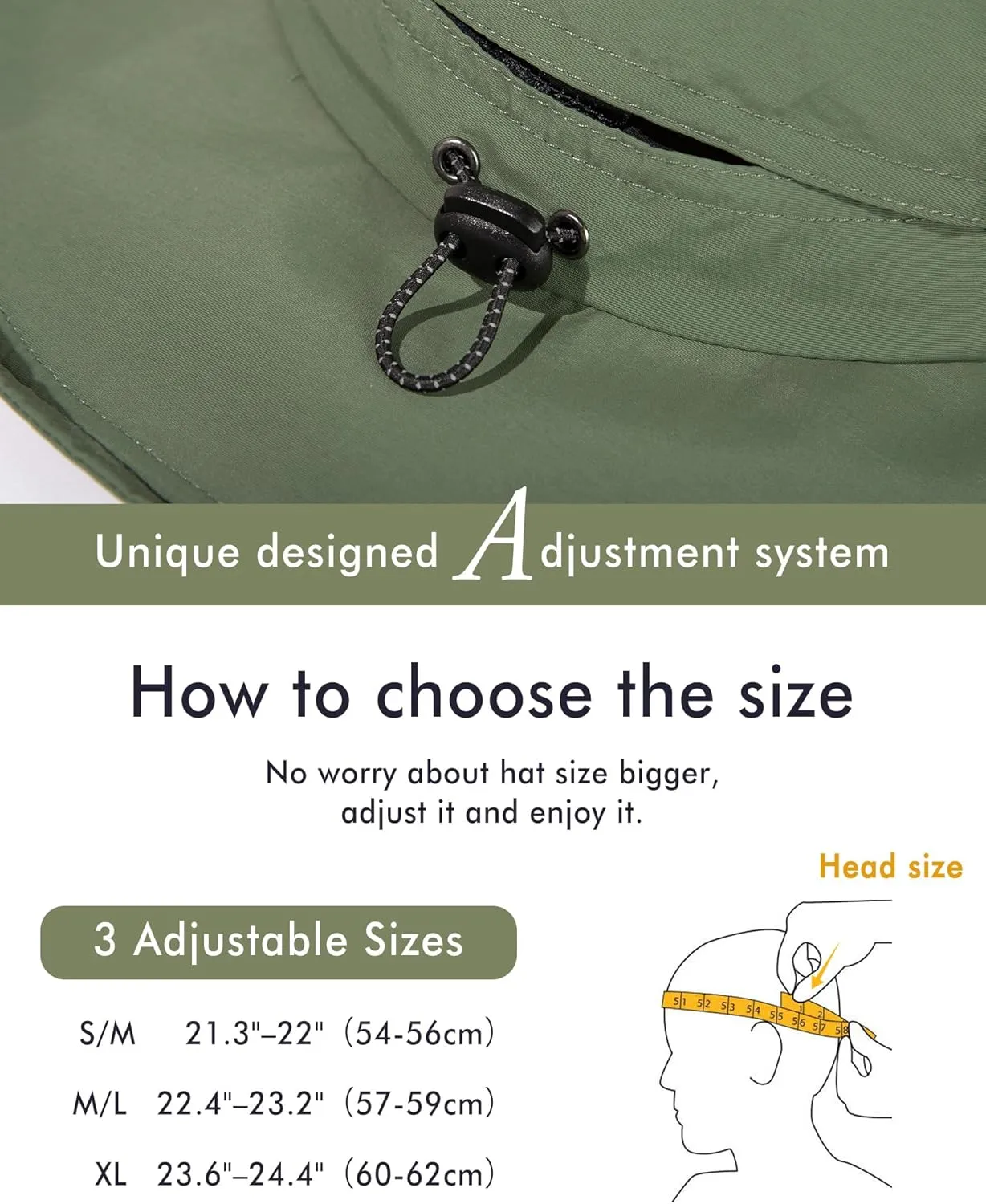 UV 50 Sun Hat for Women Wide Brim with Ponytail Hole Summer Packable Sunhat for Beach Fishing Hiking Gardening Waterproof