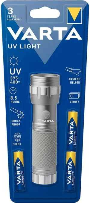 VARTA UV Light, Aluminium, Silver