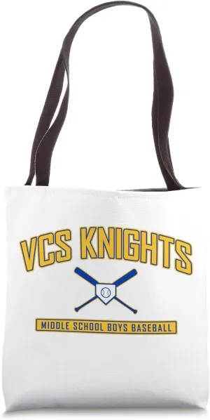 VCS Knights Middle School Boy's Baseball 2025 Tote Bag