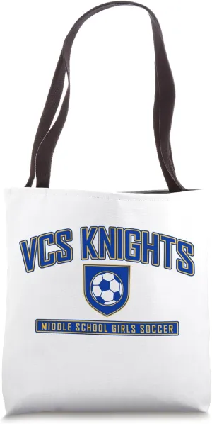 VCS Knights Middle School Girl's Soccer 2025 Tote Bag