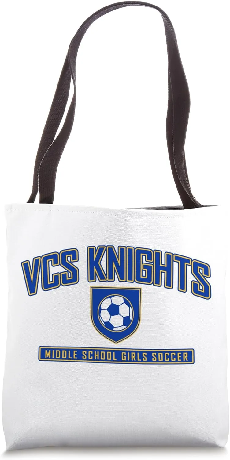 VCS Knights Middle School Girl's Soccer 2025 Tote Bag