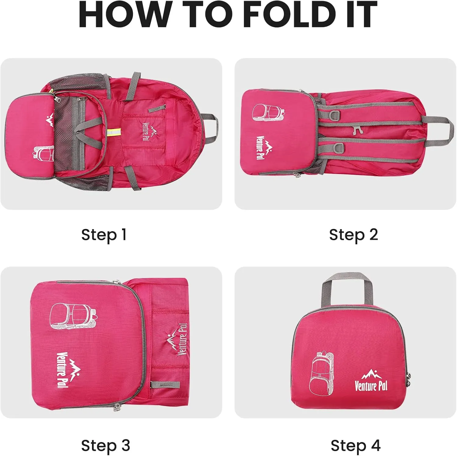 Venture Pal 35L Ultralight Lightweight Packable Foldable Travel Camping Hiking Outdoor Sports Backpack Daypack