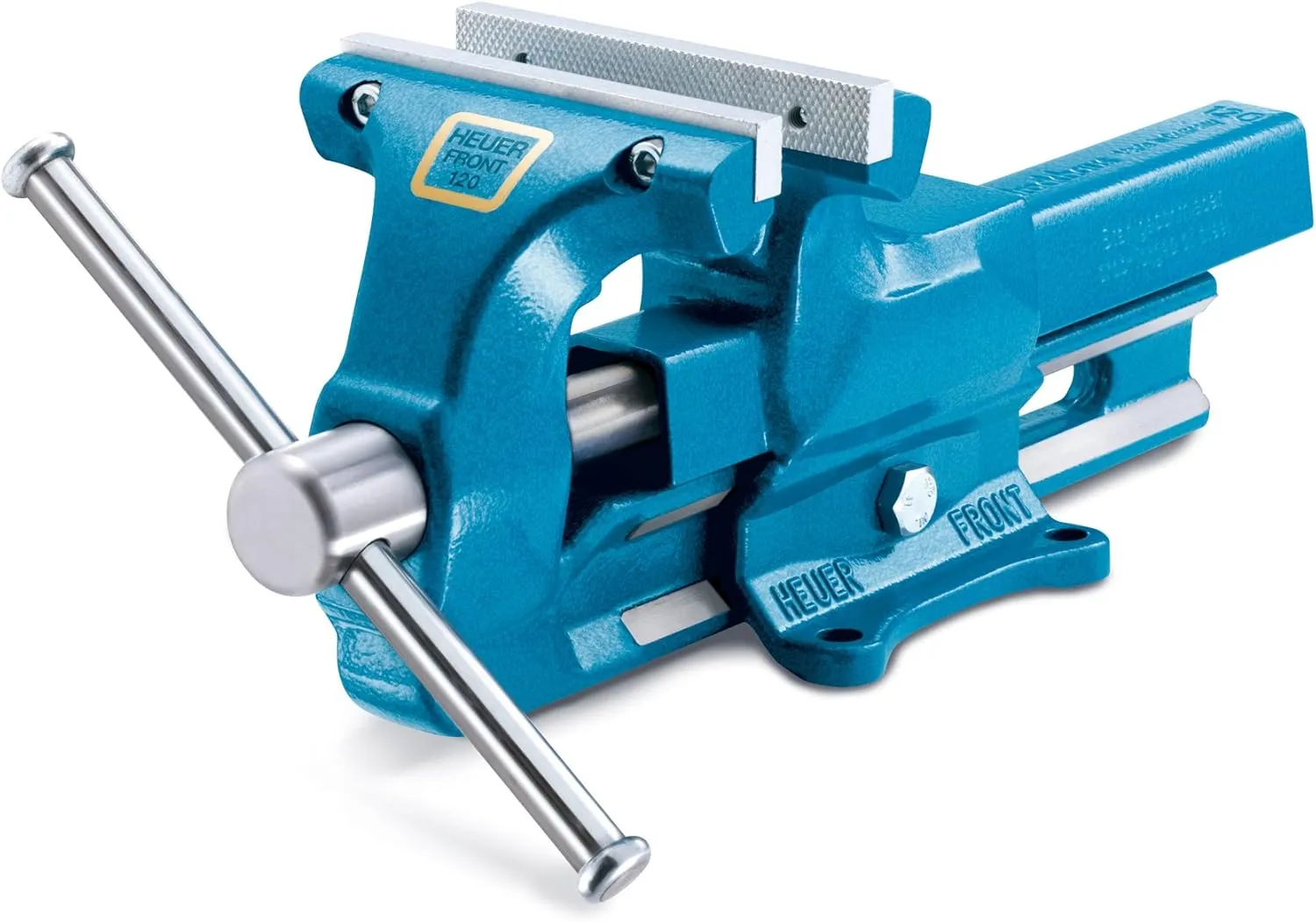 Vice with Reversible and Exchangeable Jaws, Fluted and Smooth, 4661837